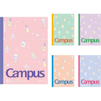 Kokuyo limited campus notebook five books B ruled Cosmetics Charm Roh -3BN-L28X5