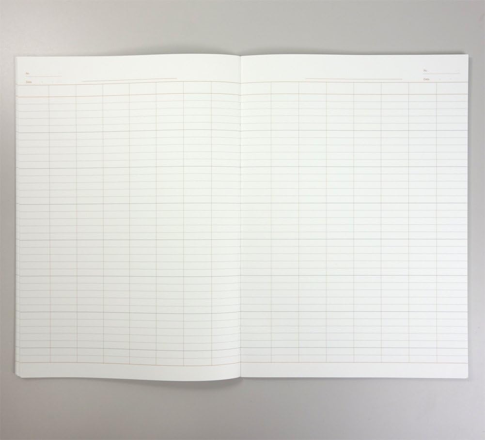 KOKUYO Notebook Statistical Notebook A4 7 Vertical Lines 40 Sheets No. 270V