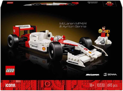 Lego Icons McLaren MP4/4 and Ayrton Senna Set 10330
