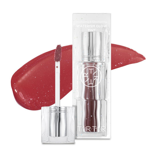 TIRTIR Waterism Tinted Lip Gloss #08 Summer Pumpkin, 0.14 Fl Oz ‰ÛÒ Kiss Ready Lipgloss, 12H Long Lasting Non Sticky Natural Tinted Glow Korean Multiuse Cheek and Lip Tint for Women gift