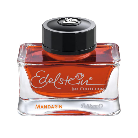 Pelikan Fine Writing Edelstein Bottled Ink for Fountain Pens, Mandarin, 50ml, 1 Each (339341)