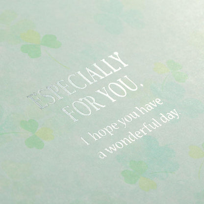Midori 33140006 Colored Shikishi Bifold Clover Pattern