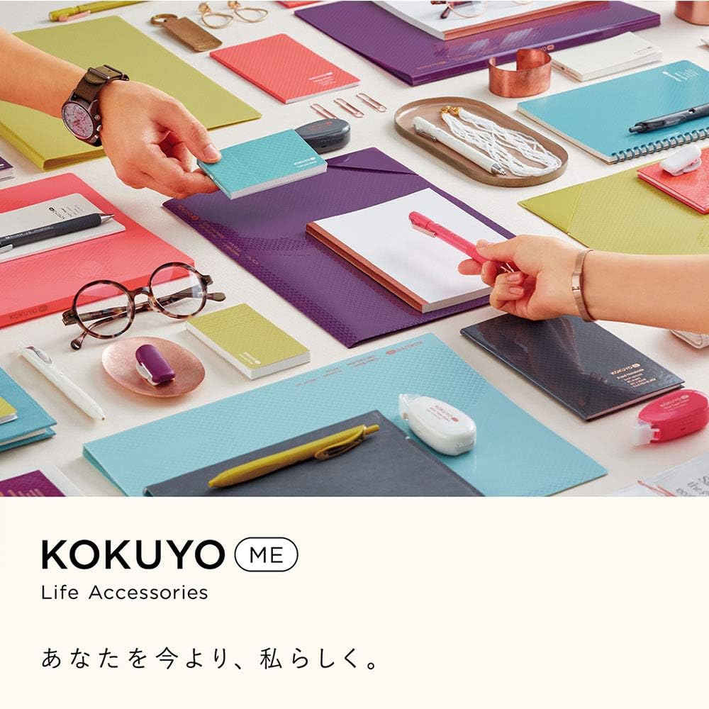 Kokuyo KME-FNT1S3YG Sticky Notes, Notebook, 25 Sheets, 0.1 inch (3 mm) Grid, Green
