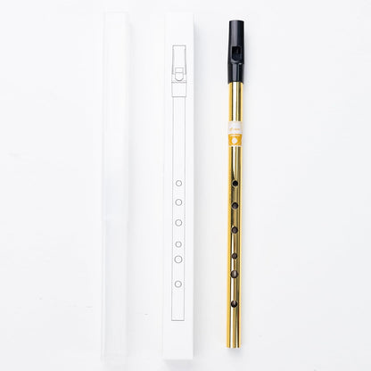 Sondery Irish Tin Whistle Key of C Made from Brass A Bright Brass Wind Type Sound Penny Whistle