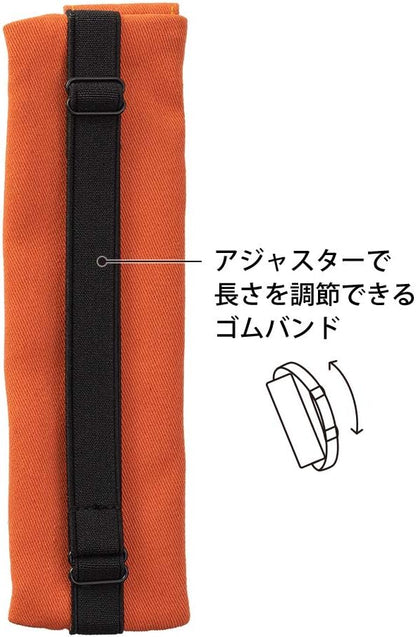 Midori 62323006 Pen Case, Bookband Pen Case, for B6 to A5, Orange