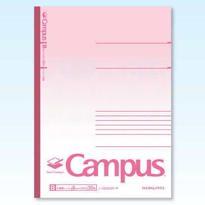 Kokuyo Notes Campus Smart 5-Color Pack semi-B5 dot-Filled B Ruled Roh -GS3CBTX5