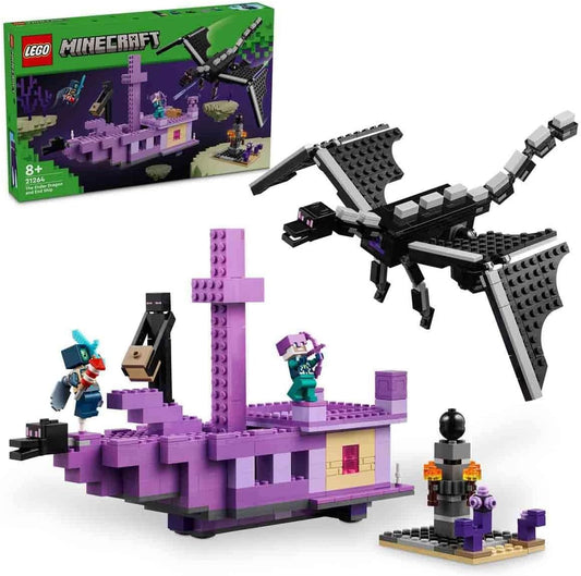 LEGO 21264 Minecraft Der Enderdrache und das Endschiff