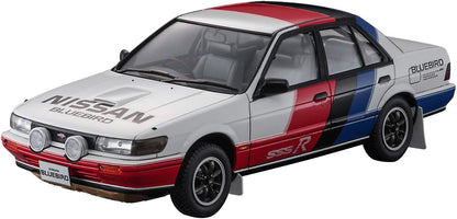 Hasegawa HC35 1/24 Historic Car Series Nissan Bluebird 4-Door Sedan SSS-R (U12 Type), Early Period, Plastic Model