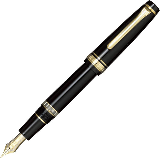 Sailor Fountain Pen, Professional Gear Fountain Pen, Rearo, Black, Bold Point 11-3926-620, main image
