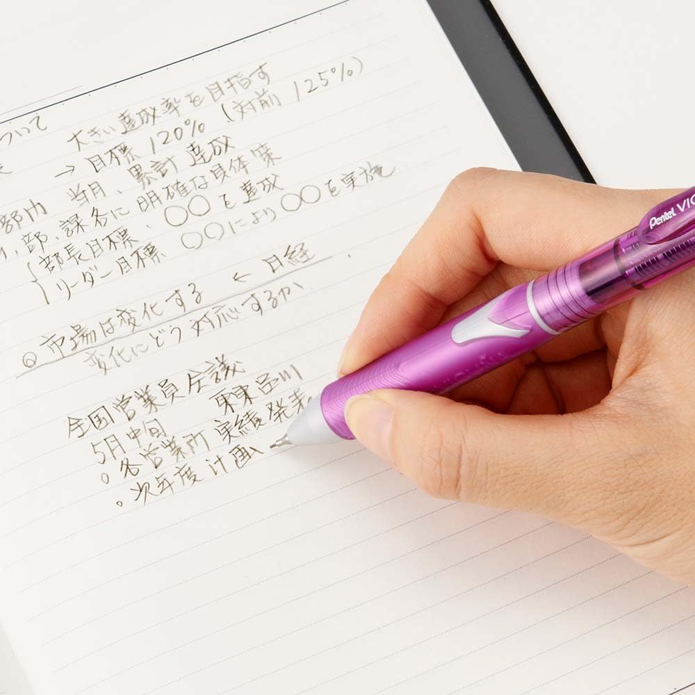 Pentel Multi Function 0.7mm Black/White Ballpoint Pen, Mechanical Pencil 0.5mm, Yellow Green Body (BXW375K)