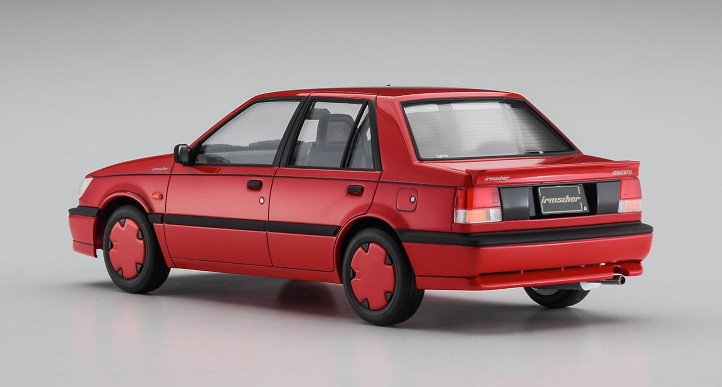 Hasegawa 20664 1/24 Isuzu Gemini (JT150) Irmshire Turbo Red Color Plastic Model