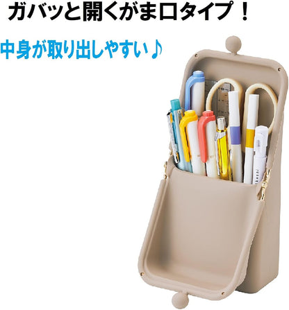 Kutsuwa airpita! Pen Case, Mauve Green (AK054GR)