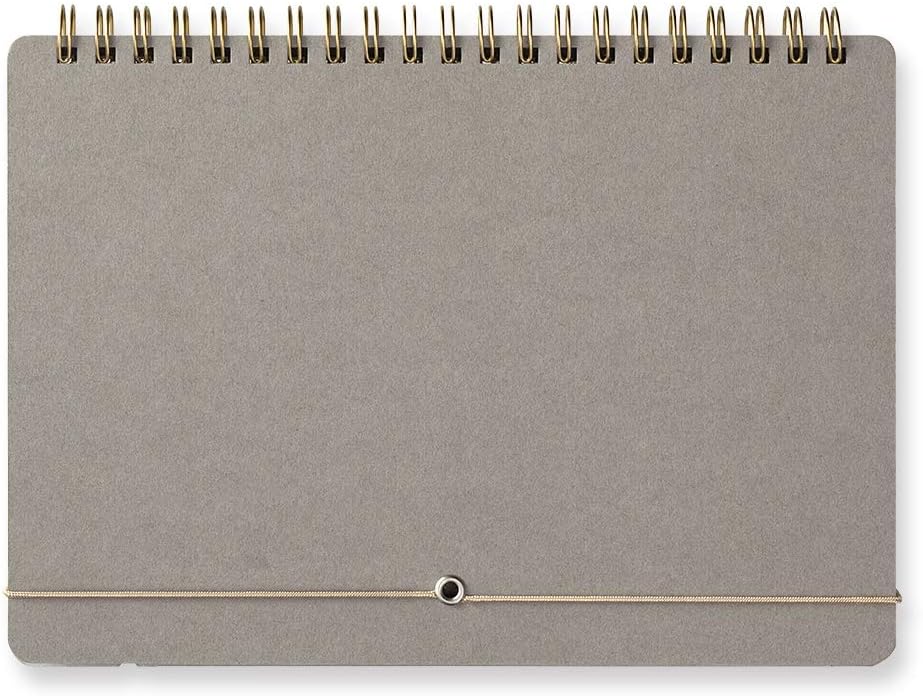 DESIGNPHIL Midori 13808006 Notebook, A5 Plus Stand, Cross Ruled