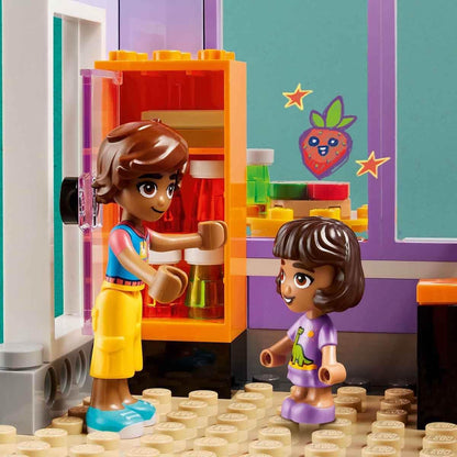 LEGO 41747 Friends Heartlake City Collective Kitchen Toy with Home Accessories, 3 Mini Dolls Plus Churro the Cat Figurine, Combine with the Collective Center (41748)
