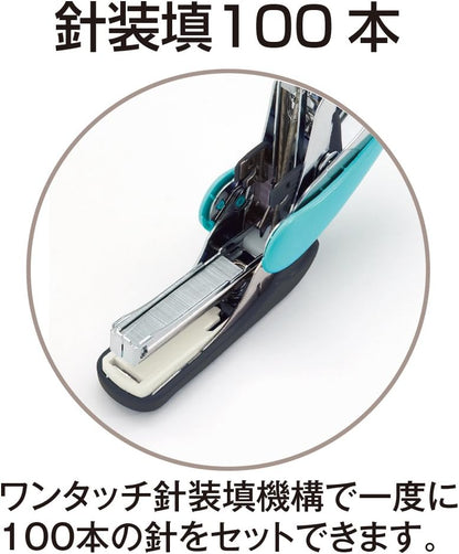 Plus Stapler ST010VN 30-714 Flat Clark Hit, 32 Bound, White