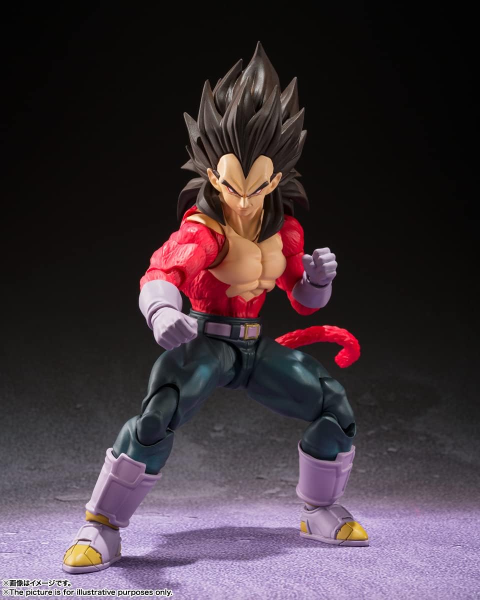 TAMASHII NATIONS - Dragon Ball GT - Super Saiyan 4 Vegeta, Bandai Spirits S.H.Figuarts Action Figure