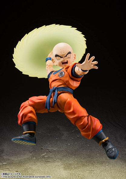 TAMASHII NATIONS - Dragon Ball Z - Krillin Earth's Strongest Man, Bandai Spirits S.H.Figuarts Action Figure