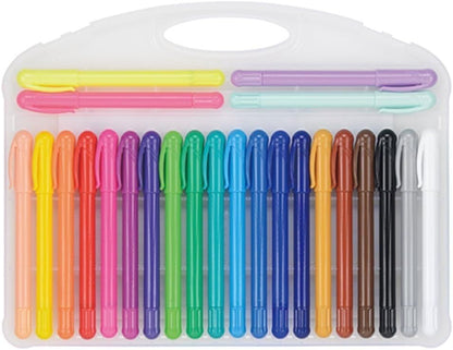 Yamato Colorix Silky Twister Crayons, CLST-24, 24 Colors
