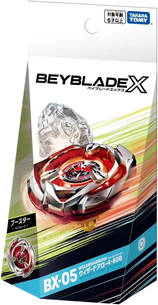 Takara Tomy Beyblade X BX-05 Booster Wizard Arrow 4-80B