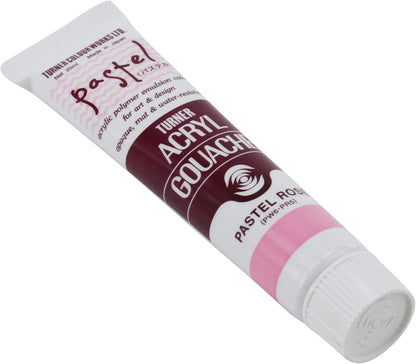 Turner Colour Works Acryl Gouache Artist Acrylic Paint - Single 20 ml Tube - Pastel Rose