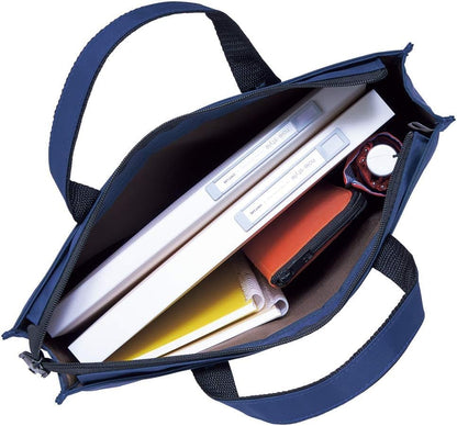 LIHITLAB LAB Slim Pen/Pencil Pouch, 0.7 ?� 3.9 ?� 8.5 Inches, Indigo (A7652-11)