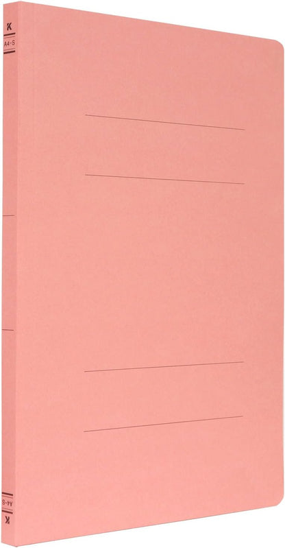 Kokuyo 99K the-A4S-GX10 Flat Files, A4S, Pack of 10, Safety Pink Pink