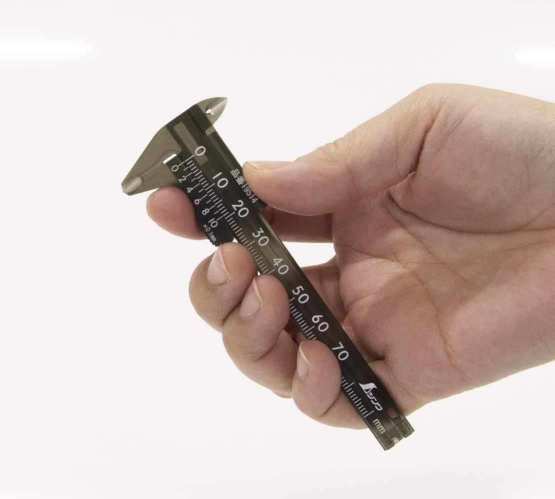 Shinwa Sokutei 19514 Plastic Caliper Pouch, 2.8 inches (70 mm)