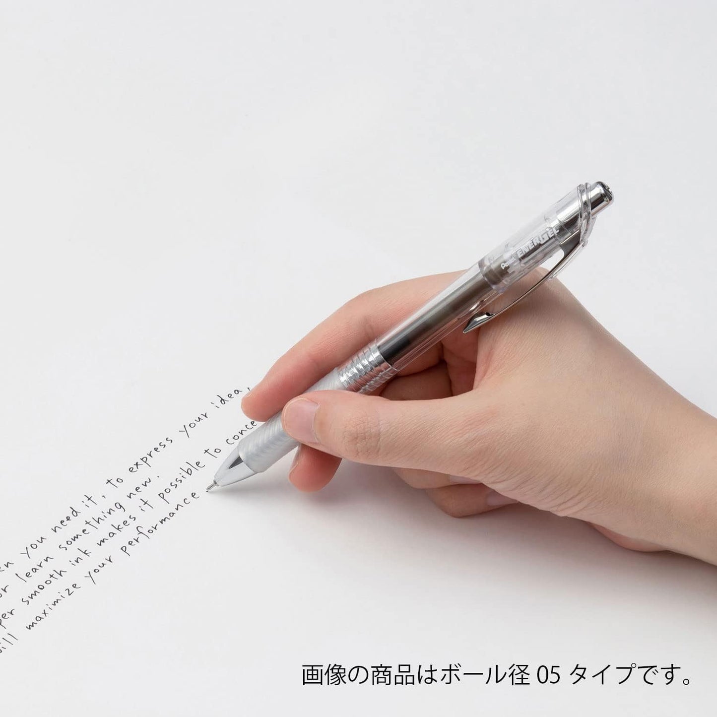 Pentel XBLN75TL-4STA EnerGel Ink Ballpoint Pen, 4 Colors + 1 Refill, 0.02 Inches (0.5 mm)
