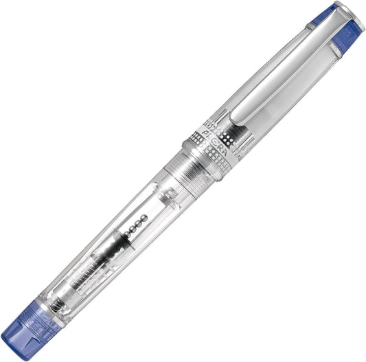 PILOT Prera Iro-Ai Medium-Nib Fountain Pen, Transparent Blue Body (FPRN-350R-TLM), main image