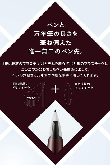 Pentel JM20LT-3 Water-Based Pen, Plastic Model, Limited Edition 3 Color Set, Brown
