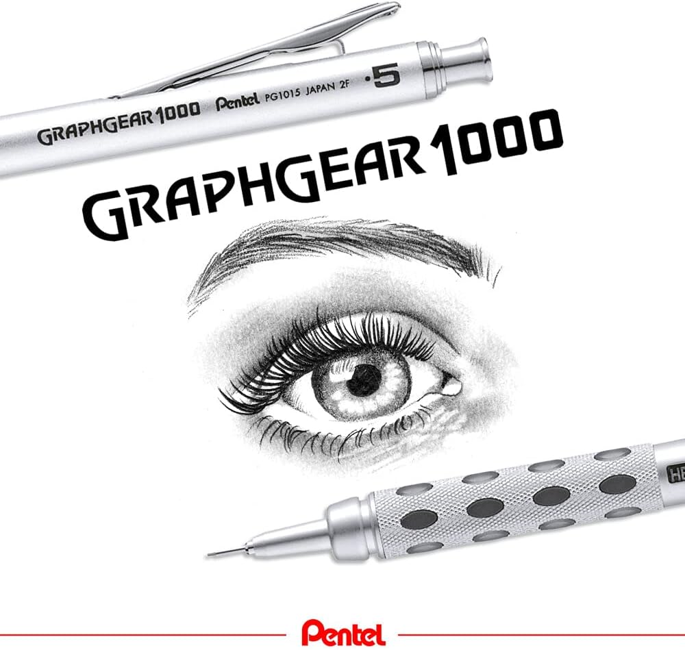 Pentel Graph Gear 1000 Mechanical Drafting Pencil 0.9mm Yellow (PG1019)