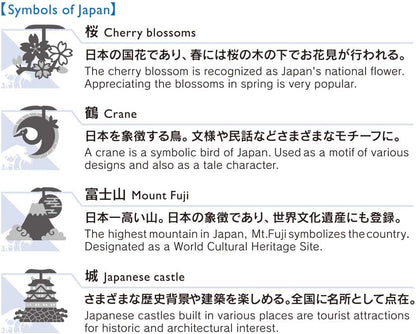 Etched Clips Japanese Symbol Pattern Made in Japan Paper Clip