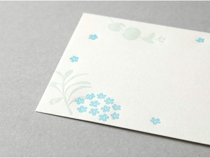 Midori Envelope Typography Scattered Floral Pattern 20560006