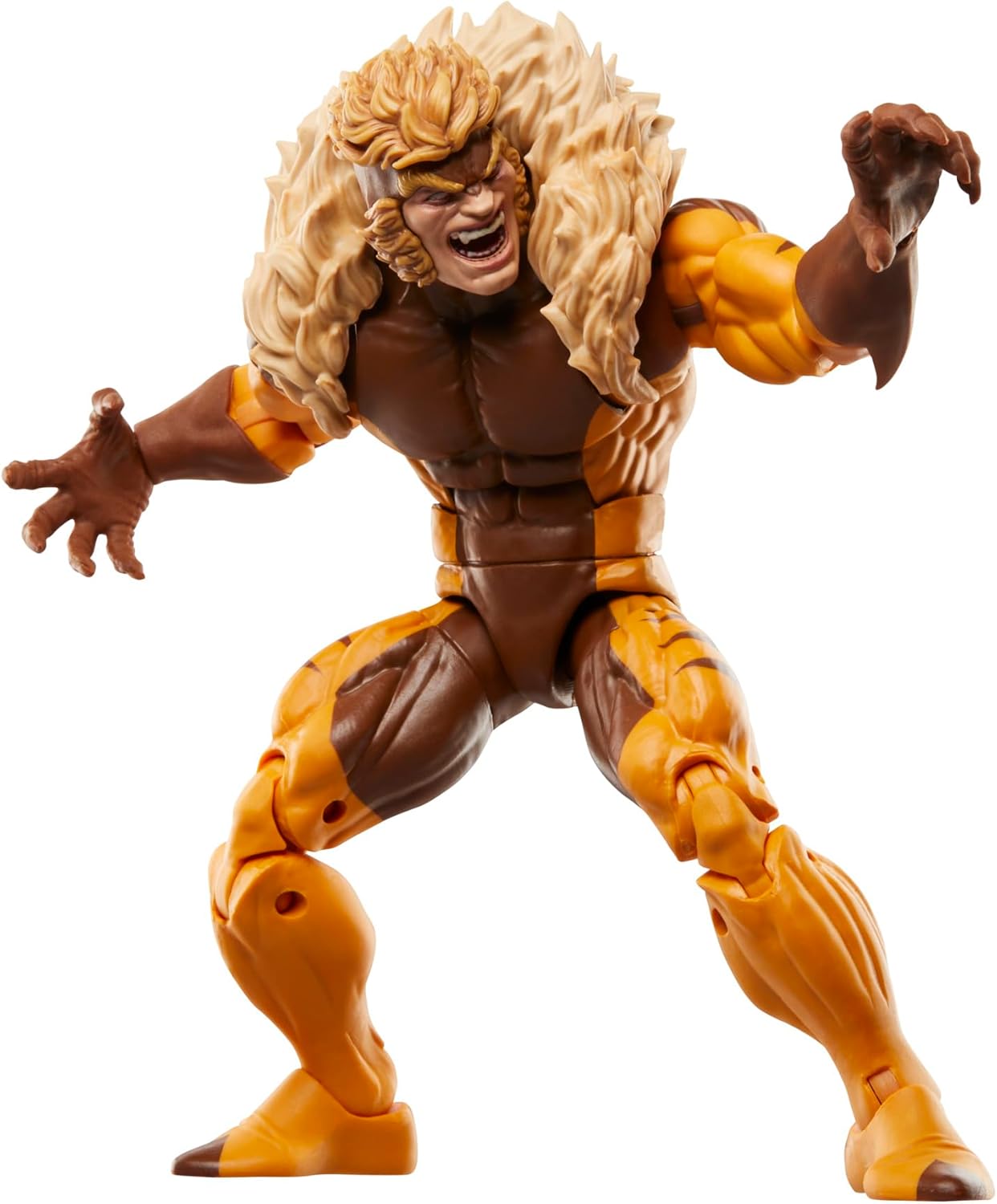 Marvel Legends Series Logan vs Sabretooth, Wolverine 50th Anniversary Comics Collectible 6-Inch Scale Action Figure 2-Pack