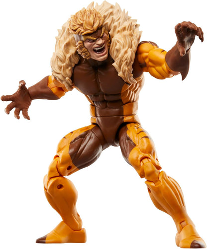 Marvel Legends Series Logan vs Sabretooth, Wolverine 50th Anniversary Comics Collectible 6-Inch Scale Action Figure 2-Pack