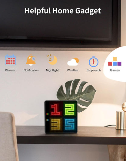 Divoom Pixoo-Max Pixel Display, APP Cellphone Control Display with 32 X 32 Programmable LED Screen for Home Decoration, Business Advertisement