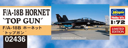 Hasegawa 2436 1/72 F/A-18B Hornet Top Gun Model kit, Multicoloured