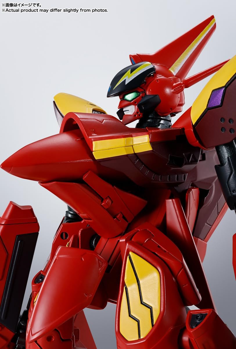 TAMASHII NATIONS - Macross 7 - VF-19 Custom Fire Valkyrie, Bandai Spirits Hi-Metal R Figure