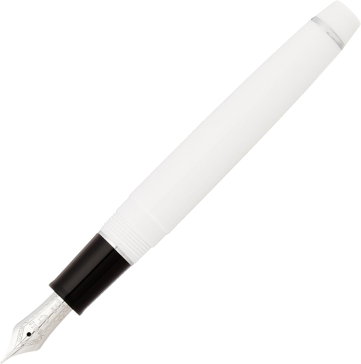 Sailor Fountain Pen, Professional Gear Slim Silver White Fine Point 11-1222-210, alternate view