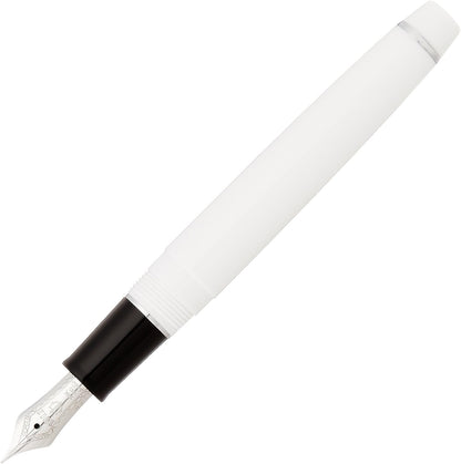 Sailor Fountain Pen, Professional Gear Slim Silver White Fine Point 11-1222-210, alternate view