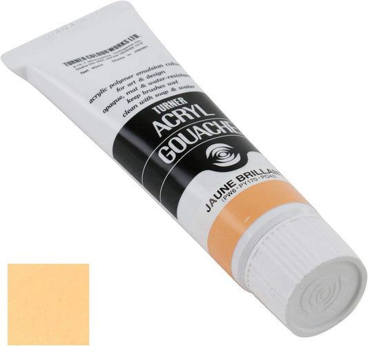 Turner Colour Works Acryl Gouache Artist Acrylic Paint - Single 40 ml Tube - Juane Brilliant