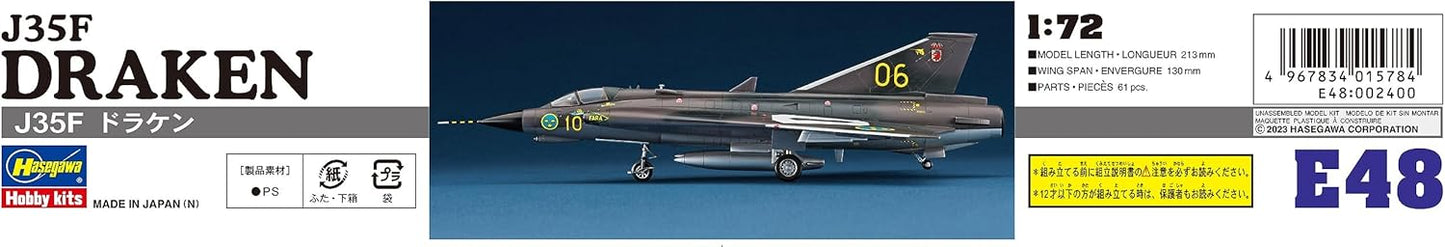 Hasegawa E48 Model Kit, Multi-Colour
