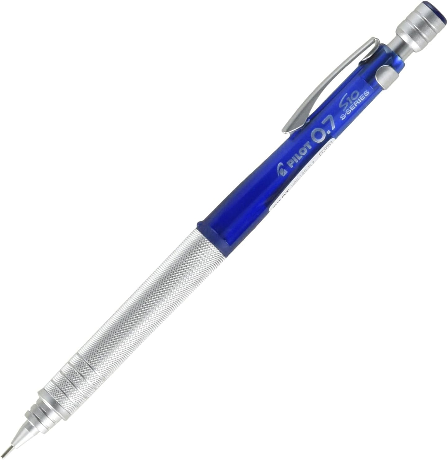 PILOT Mechanical Pencil S10, Transparent Blue Body, 0.3mm Lead (HPS-1SR-TL3)