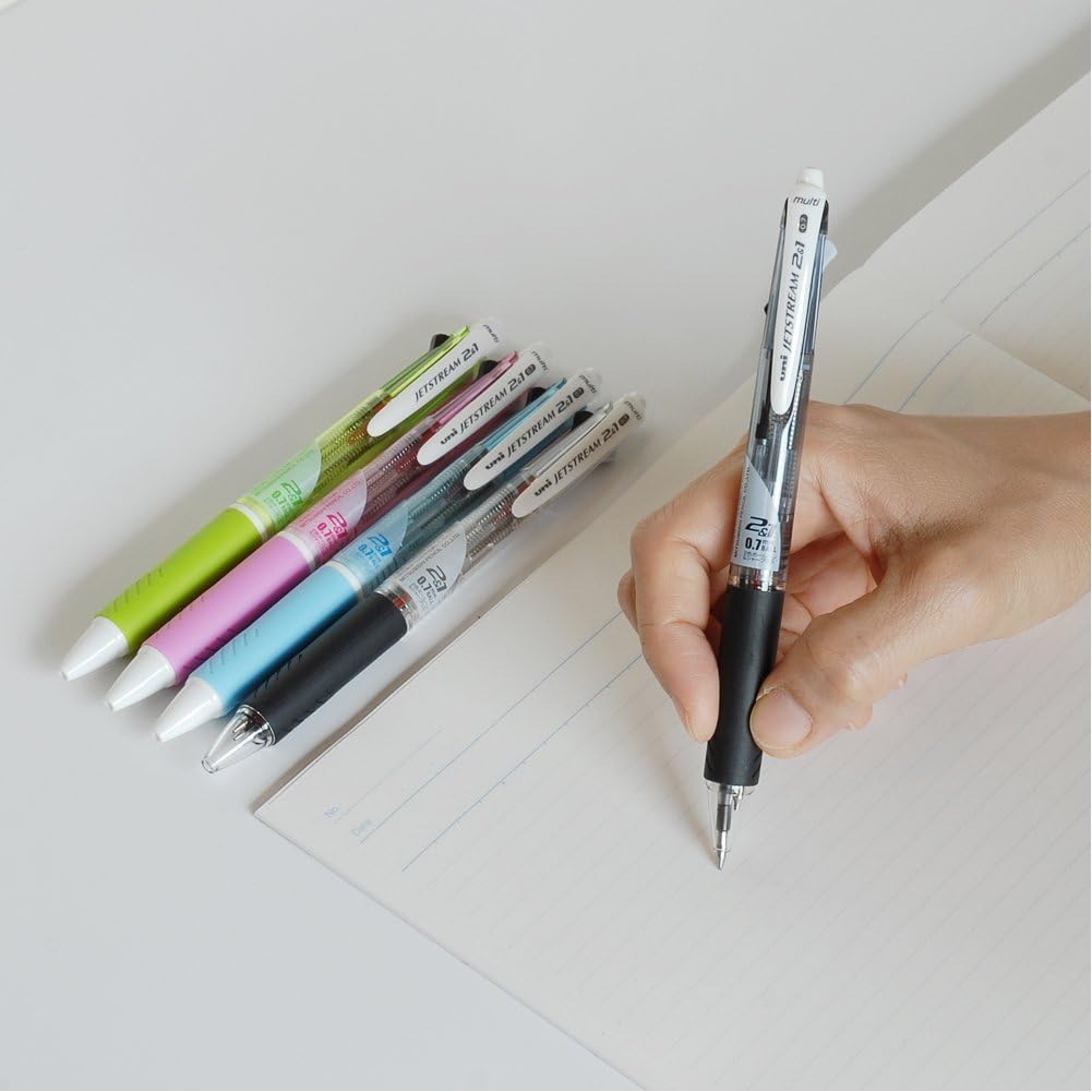 Mitsubishi Pencil MSXE3500071P6 Jetstream 2&1 Multi-Functional Pen, 0.7, Green, Pack