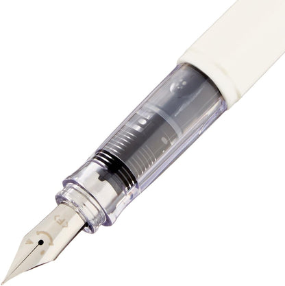 PILOT Kakuno Fine-Nib Fountain Pen, White Body Soft Yellow Cap Body (FKA-1SR-SYF), alternate view