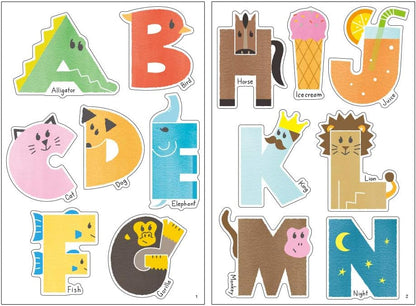 Design Fill 84279006 Midori Sticker, Wall Sticker, Anti-Static, English Lesson Pattern