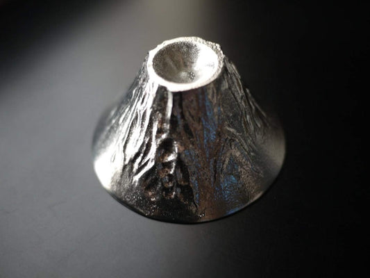 NOUSKU FUJIYAMA Sake Cup Fujisan (World Heritage) Sakasa Fuji Ochoco Sakazuki Japanese Handmade Craft Artifact