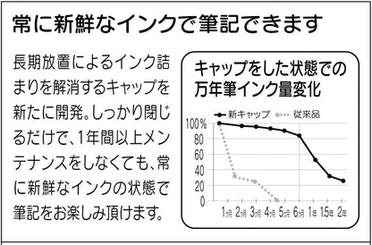 PLATINUM Fountain Pen, Plaisir Fine Nib, Black (PGB-1000-#1-F)