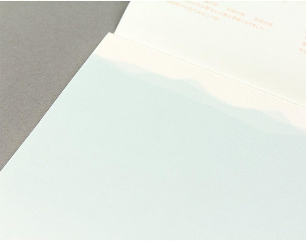 Midori paper letter volume Japanese paper agile mountain pattern