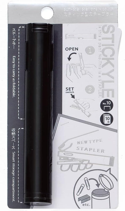 Sun-Star Pen Type Stapler Stickyle, Black (S4763211)